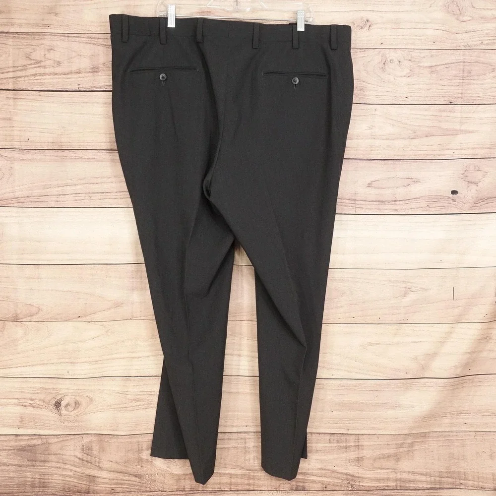 Oak Hill Pants Mens 44x30 Black Perfect Fit Big & Tall Stretch DXL